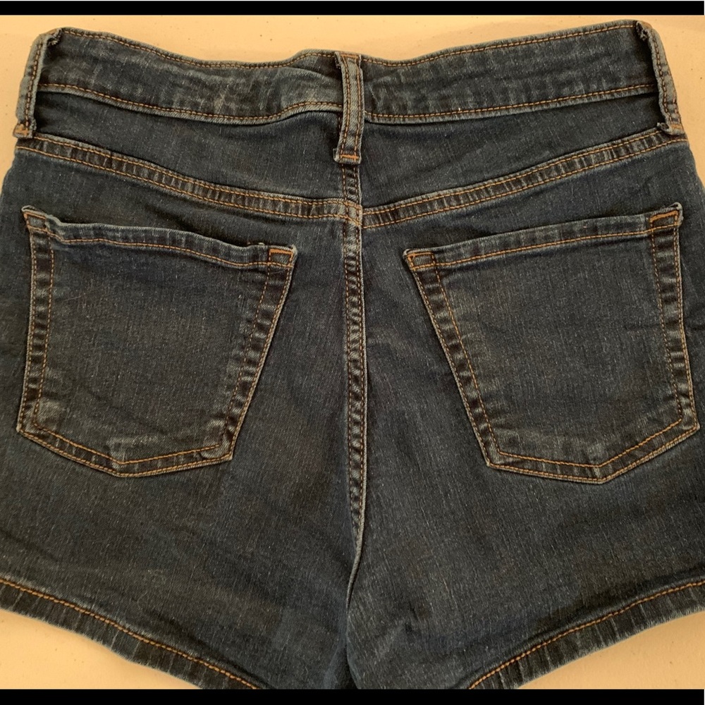 High Rise Denim Shorts - Picture 4 of 4